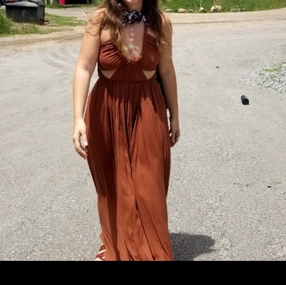 Free People Cut Out Maxi